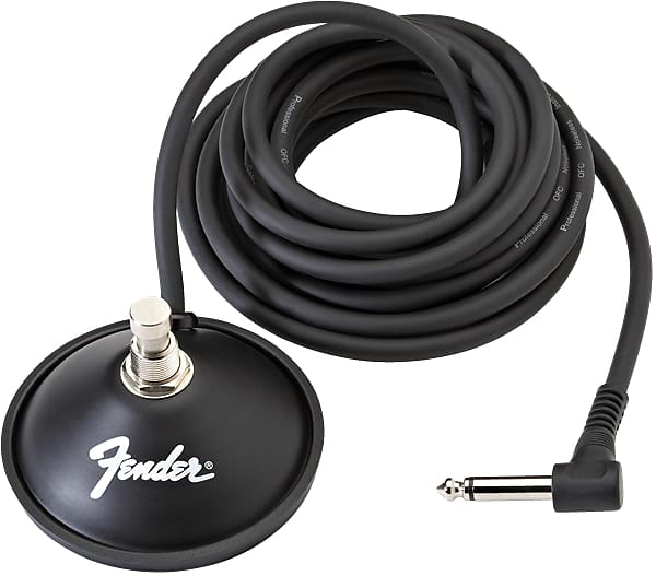 Fender - 1-Button Economy On/Off Footswitch Pedal - 1/4" Jack - Black image 1