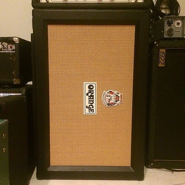 Orange 2x12 hot sale cab black