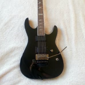 ESP LTD M 330R Black Electric Guitar W Floyd Rose Active Reverb