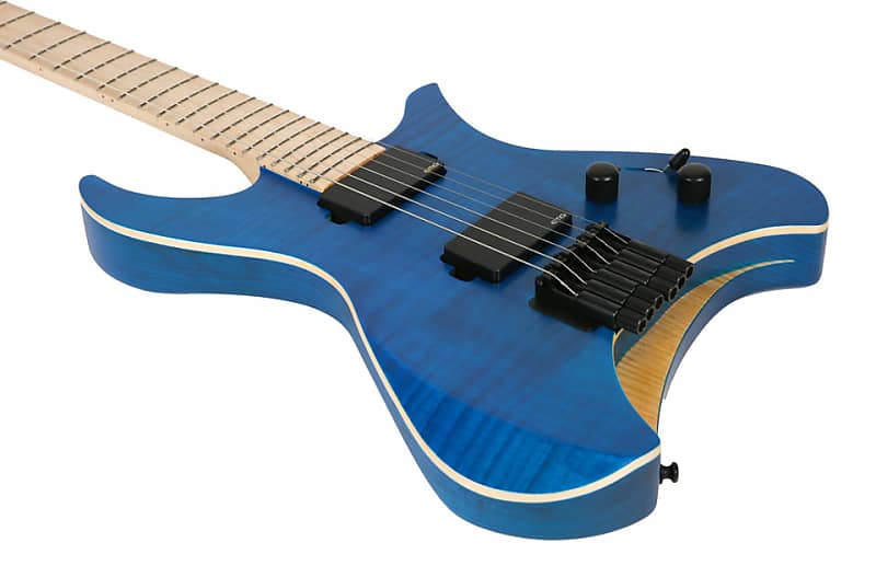 Corona Aphrodite APE-1500 Headless Electric Guitar Blue Jean