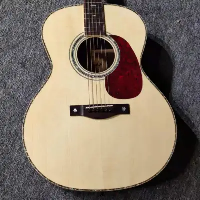 Farida R62 D62 Full Solid Acoustic Guitar with original hardcase image 9