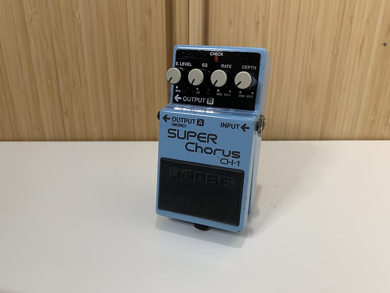 Boss CH-1 Super Chorus (Blue or Pink Label) 1989 - 2001 - Blue 