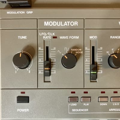 genuine grey Roland SH-101 with MGS-1 modulation grip / SH101 image 6