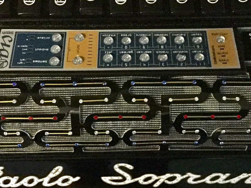 Paolo Soprani C SCALE 5 ROW SEM CIAO MIDI CHROMATIC ACCORDION 87