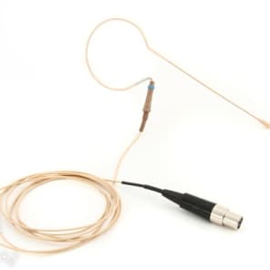 Countryman E6 Omnidirectional Earset Microphone - Low Gain with 1mm Cable and TA4F Connector for Shure Wireless - Light image 3