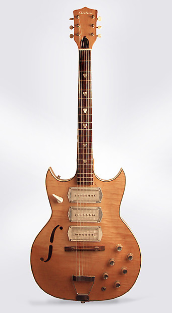 Airline P-3 Thinline Hollow Body Electric Guitar, made by