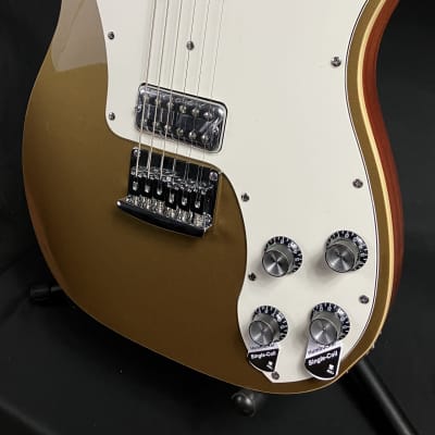 Schecter PT Fastback Electric Guitar Gold Top Finish image 8