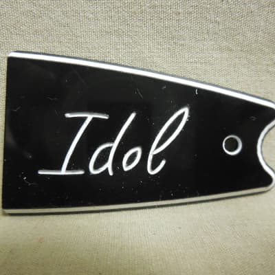 New Washburn Idol Guitar Truss Rod Cover, Black and White for sale