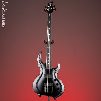 ESP Guitars Tom Araya FRX Signature Bass MIJ Custom Shop Black Satin image 2