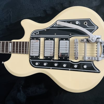 Eastwood Airline 59' Town & Country DLX Vintage Cream Deluxe Reissue image 11