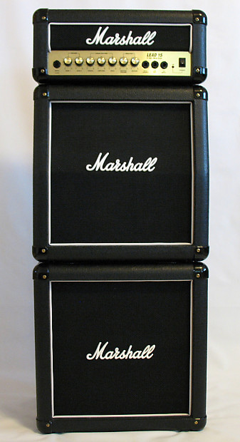 Marshall Lead 15 Full Mini Stack - G15MS Amp Head And 2