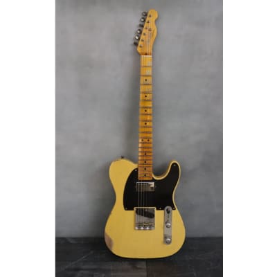 Fender Custom Shop Limited Edition 51 HS Telecaster Relic Aged Nocaster Blond Electric Guitar image 2