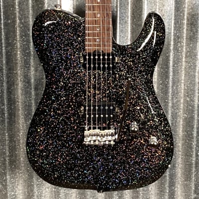 Musi Virgo Fusion Telecaster HH Deluxe Tremolo Andromeda Metal Flake Guitar #0801 Used for sale