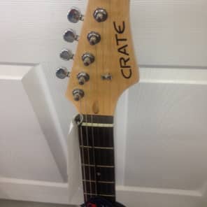 Crate Electric Black Strat coply New image 3