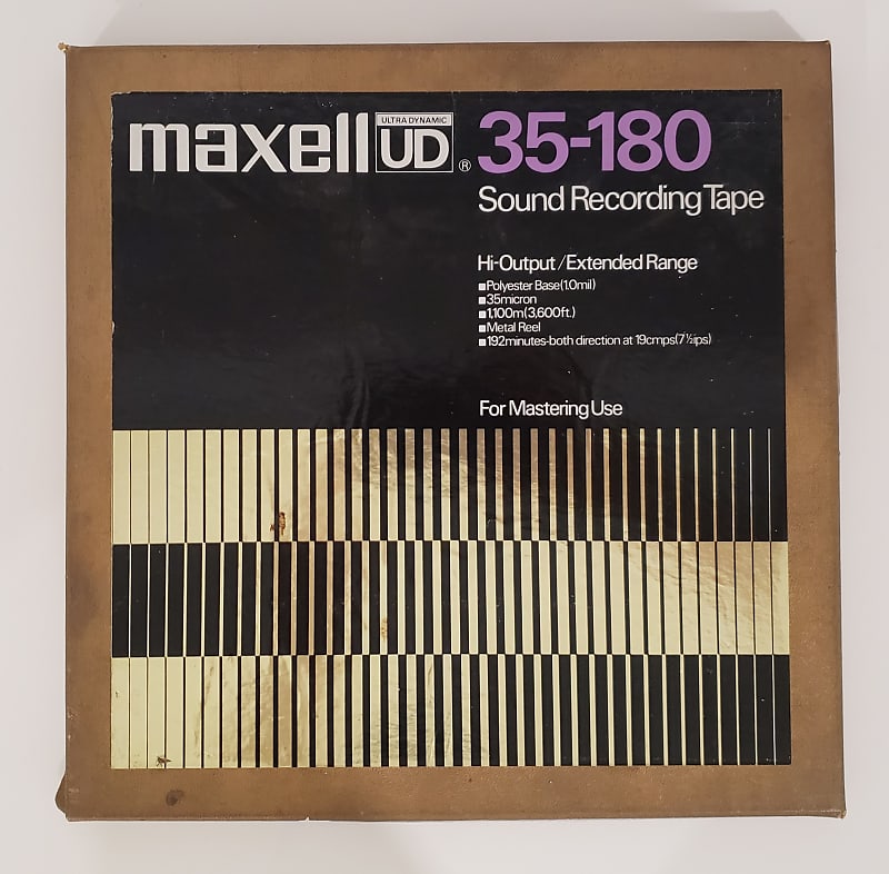 Maxell XL-2 Reel to Reel Recording Tape, LP, 7 Reel, 1800 ft.