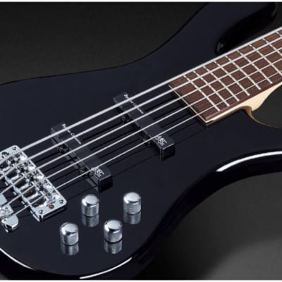 Warwick RockBass Streamer LX 5-String, Black Solid High Polish, Active, Fretted, Free Shipping, Mint image 3
