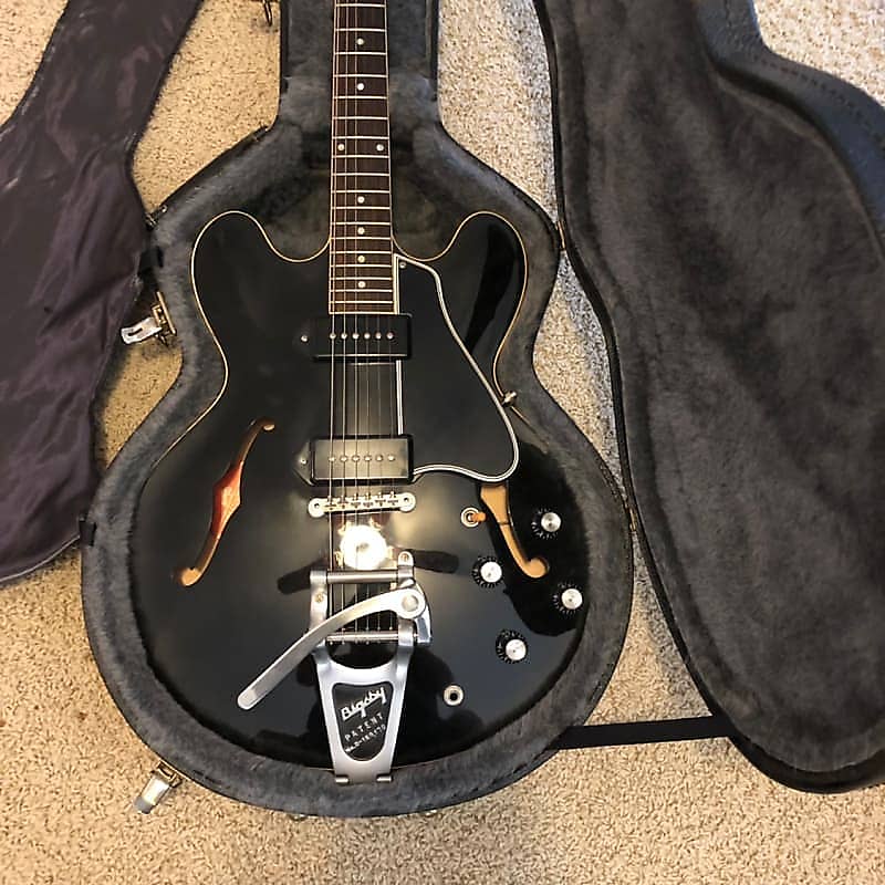 ギター ES-330 Dot VOS Ebony w/Bigsby GIBSON 2011 Gibson Custom Shop ES-330 59' VOS Ebony – TR Crandall