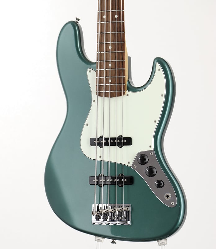Fender Made in Japan Hybrid 60s Jazz Bass V SGM Sherwood Green Metallic  2019 (S/N:JD19005284) [01/25]