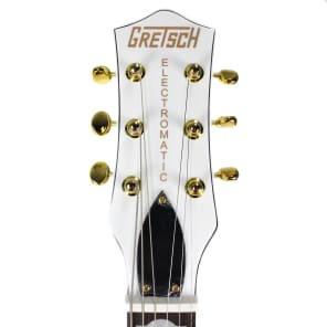 Gretsch G5434T-LTD Limited Edition Pro Jet in White and Gold Penguin Style Demo image 5