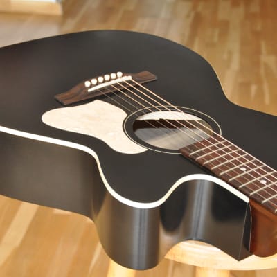 ART & LUTHERIE Legacy Faded Black CW Presys II / Made In Canada / Acoustic-Electric Cutaway Concert Size Guitar image 5