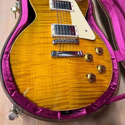 Gibson Custom Shop Ace Frehley '59 Les Paul Standard 2015 - Vintage Gloss Dirty Lemon Frehley Burst image 1