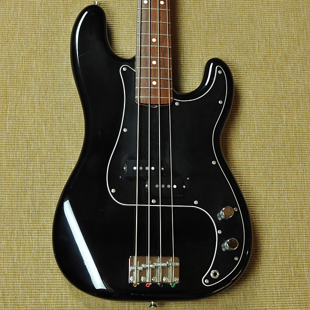 1983 Fender Japan Squier SQ Precision Bass - Black | Reverb