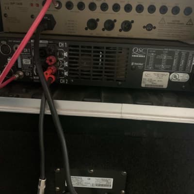 David Eden Pre-Amplifier/QSC 1600W Power Amplifier w/ SBK hard case image 5