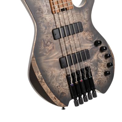 Cort Space 5 Headless Bass - Star Dust Black image 5