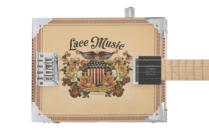 Electric Cigar Box Guitar Americana 4 String - Left Hand image 1