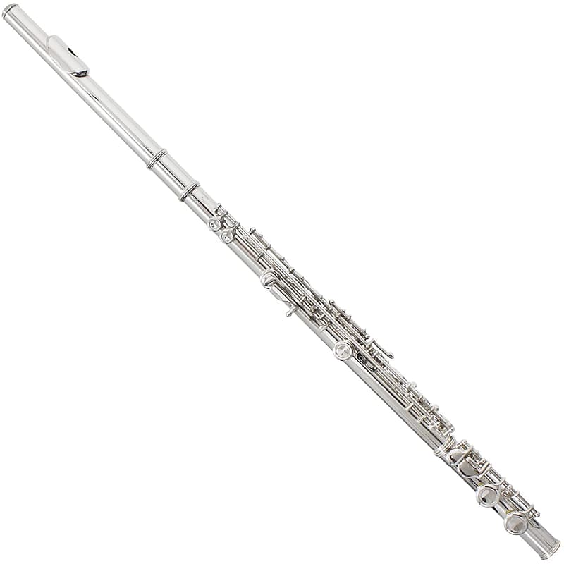 Mendini Closed Hole C Flute - Nickel | Reverb
