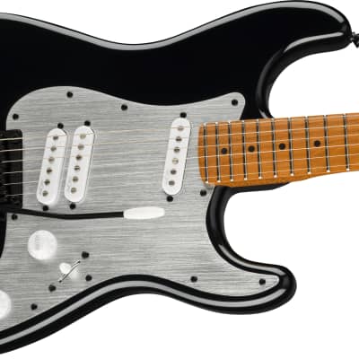 Fender Contemporary Stratocaster® Special, Roasted Maple Fingerboard, Silver Anodized Pickguard, Black image 1