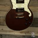 D'Angelico Limited Edition Deluxe Atlantic Electric Guitar Matte Walnut w/ Case