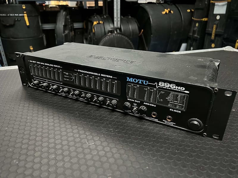 MOTU 896HD 192kHz FireWire Interface 2000s Black Reverb UK