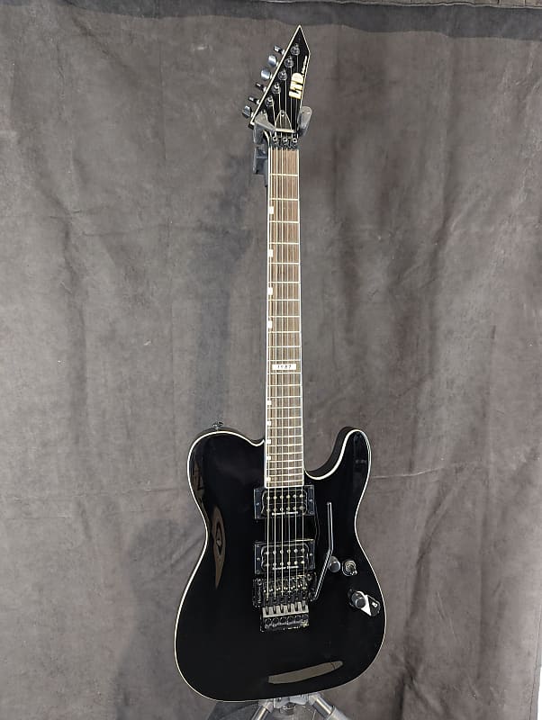 ESP LTD Eclipse Custom '87 Black Electric Guitar image 1