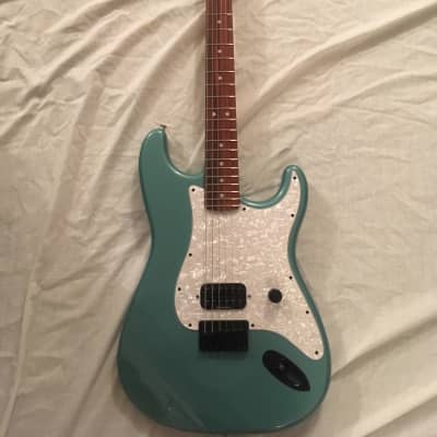 Custom Tom Delonge Teal Green Metallic Fender Stratocaster Hardtail w/ Case image 2
