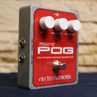 Electro-Harmonix Micro POG Polyphonic Octave Generator 2010s Red / Gray image 2