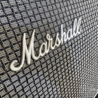 Kerry Wright Recovered Marshall 4 x 12 Slant Cab - Original Celestion Black Back Rola Speakers! image 2