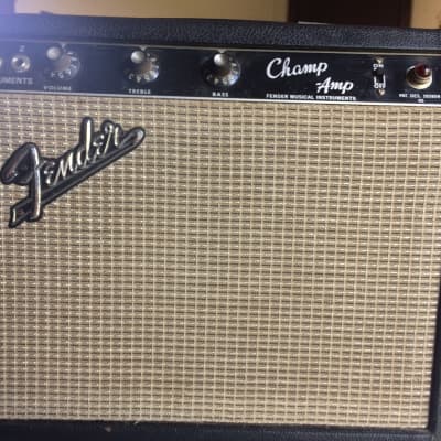 Fender Champ Amp 1966 Blackface image 1