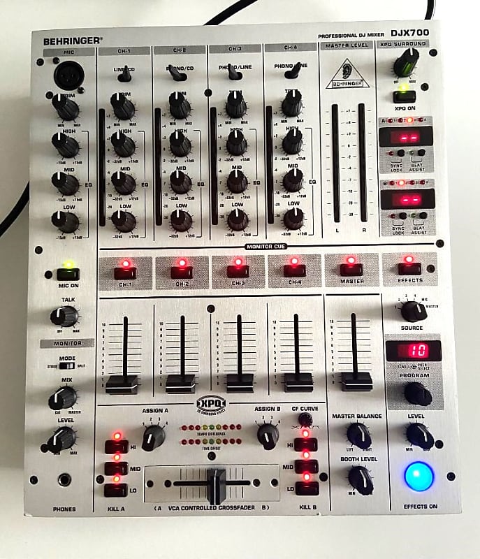 Console DJ Professionnelle 5 Canaux Mixer BEHRINGER DJX700 Table