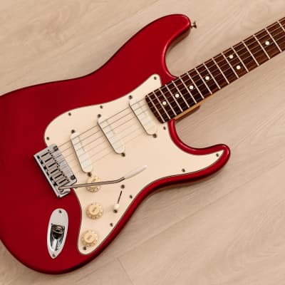 1996 Fender Stratocaster Plus, Lace Sensors & TBX, Candy Apple Red w/ Case for sale