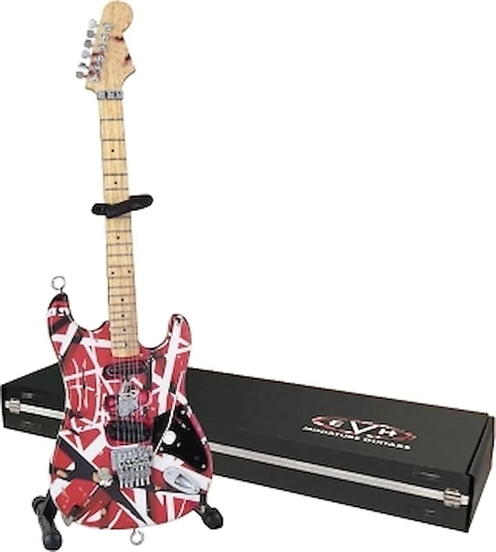 Frankenstein Miniature Replica Guitar - Official EVH Merchandise - Official EVH Merchandise image 1