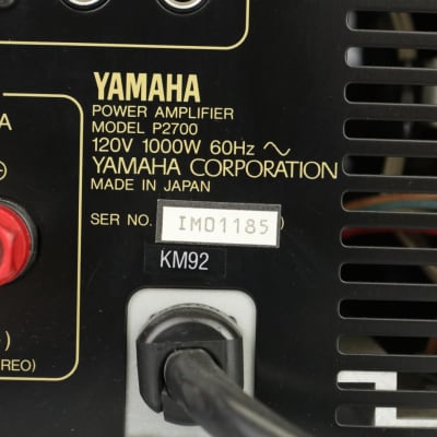 Yamaha P2700 Professional Power Amplifier Amp #38133 image 12
