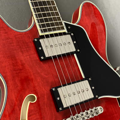 Eastman T486B-RD w/ Bigsby  2022 Red image 7