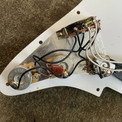 Fender 2002 White Highway One Stratocaster prewired  pickguard 1 image 3