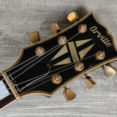 1990's Orville (Gibson) Japan LPC-75 '60's Reissue Les Paul Custom (Black) image 9