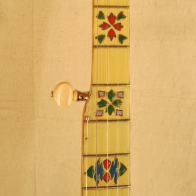 Epiphone Rialto  modified 5 string Banjo 1920's flamed maple image 4