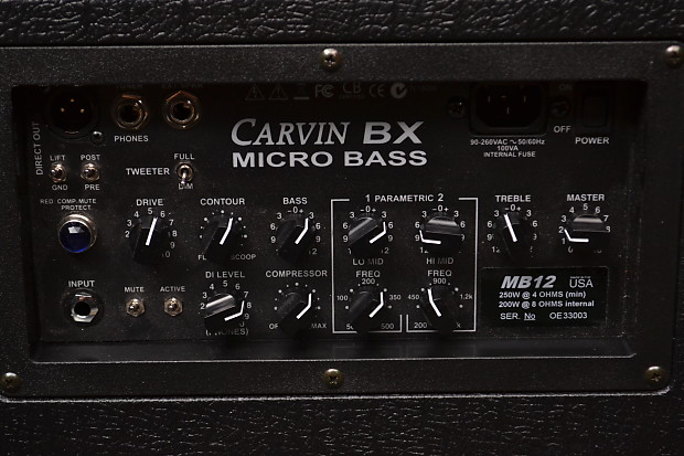 CARVIN BX MICRO BASS MB12 ベースアンプ Carvin MB12 Micro