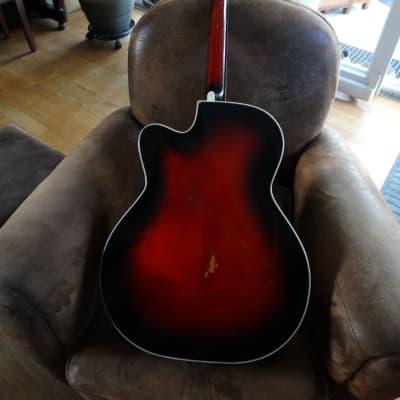 Guitare Jazz archtop klira red king Deluxe vintage années 50 image 2