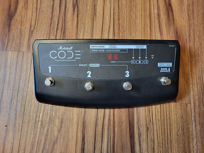 Marshall Code Series 4-way footswitch PEDL-91009 | Reverb