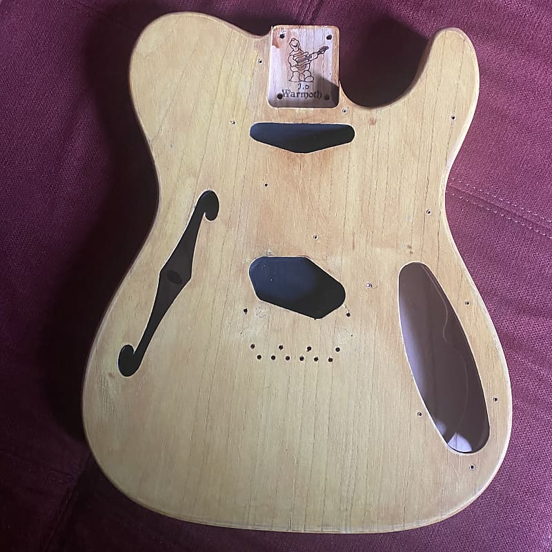 Warmoth Tele Telecaster Thinline Body Only, Swamp Ash | Reverb